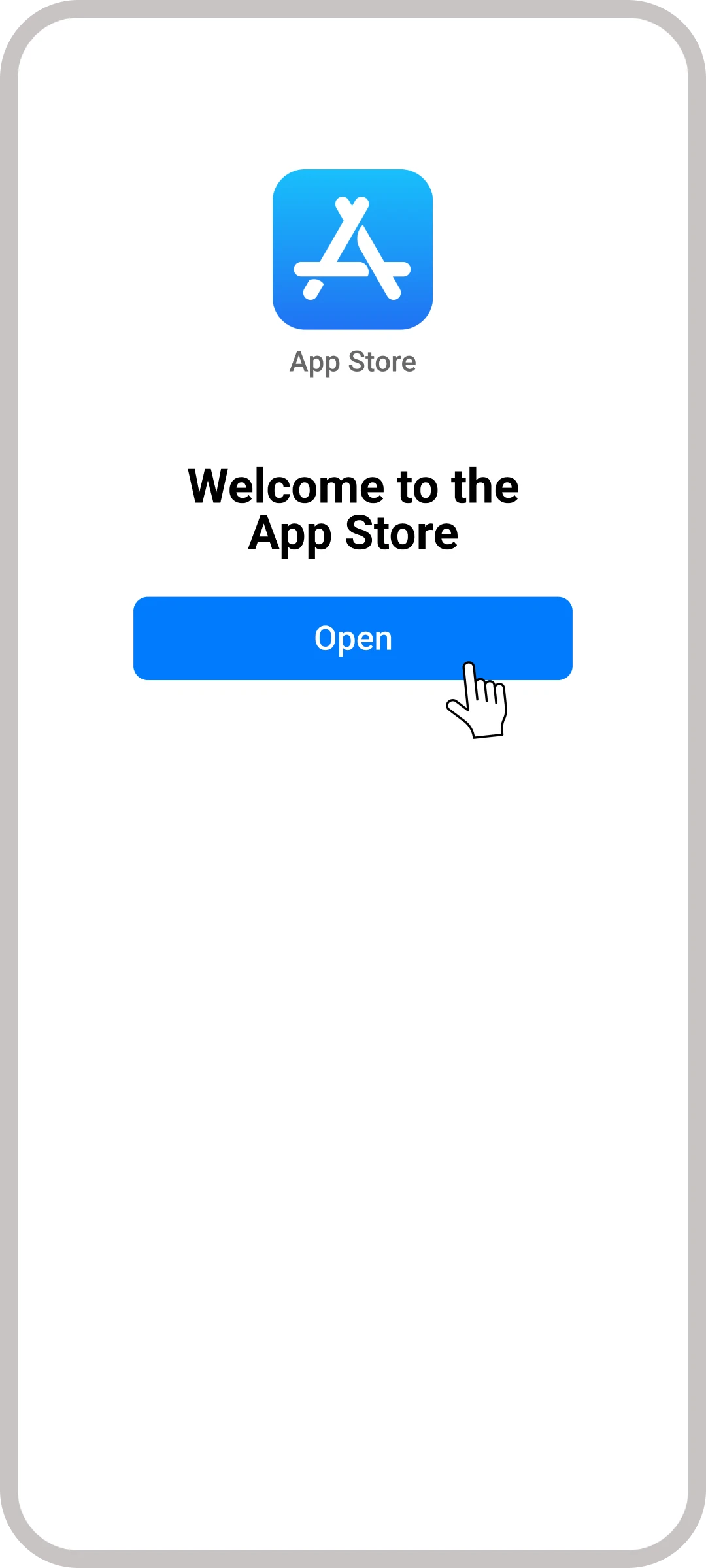 Open the App Store to begin the WinWin iOS app installation process.