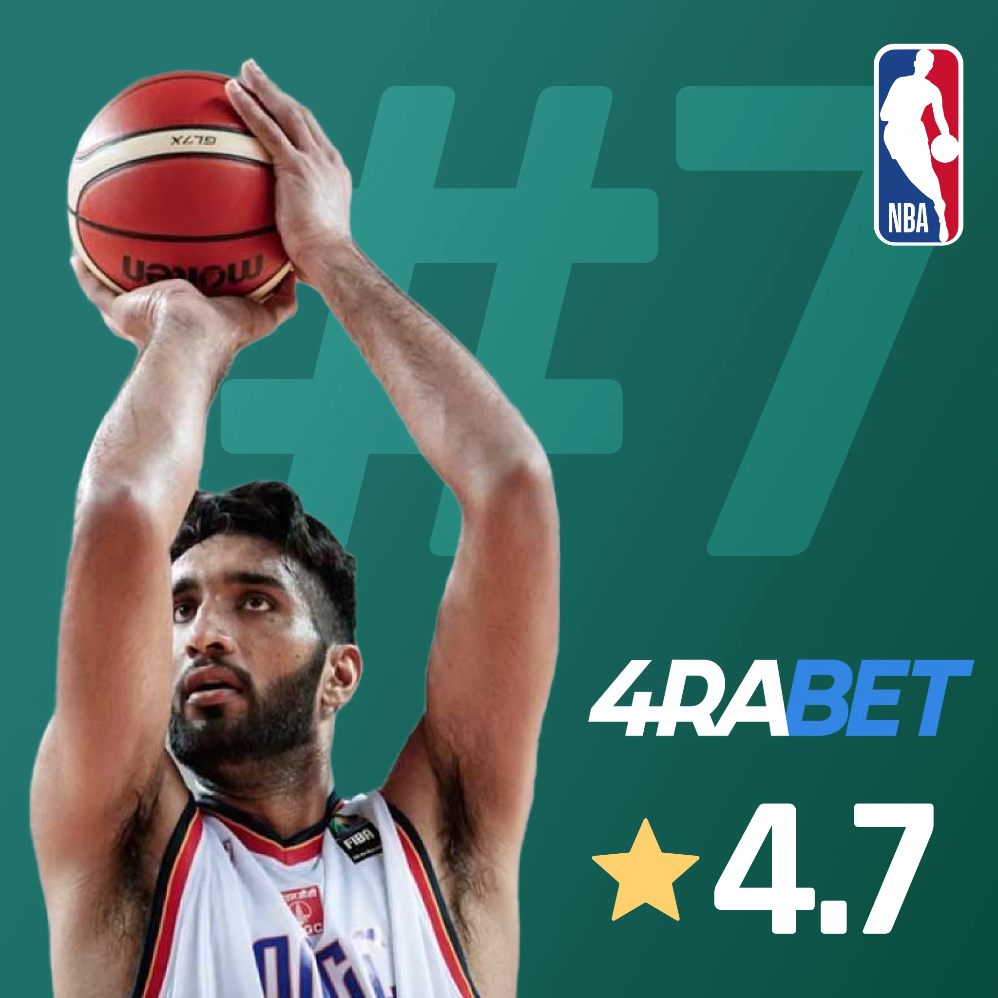 Trusted basketball betting platform for Indian players - 4rabet Android and iOS apps