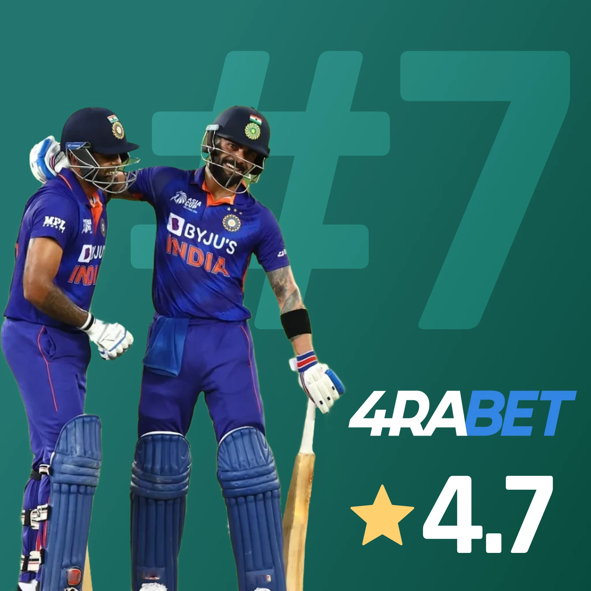 Cricket betting with 700% welcome - 4rabet highest bonus percentage, 4-part deposit structure, tournament promotions, safe Indian payments