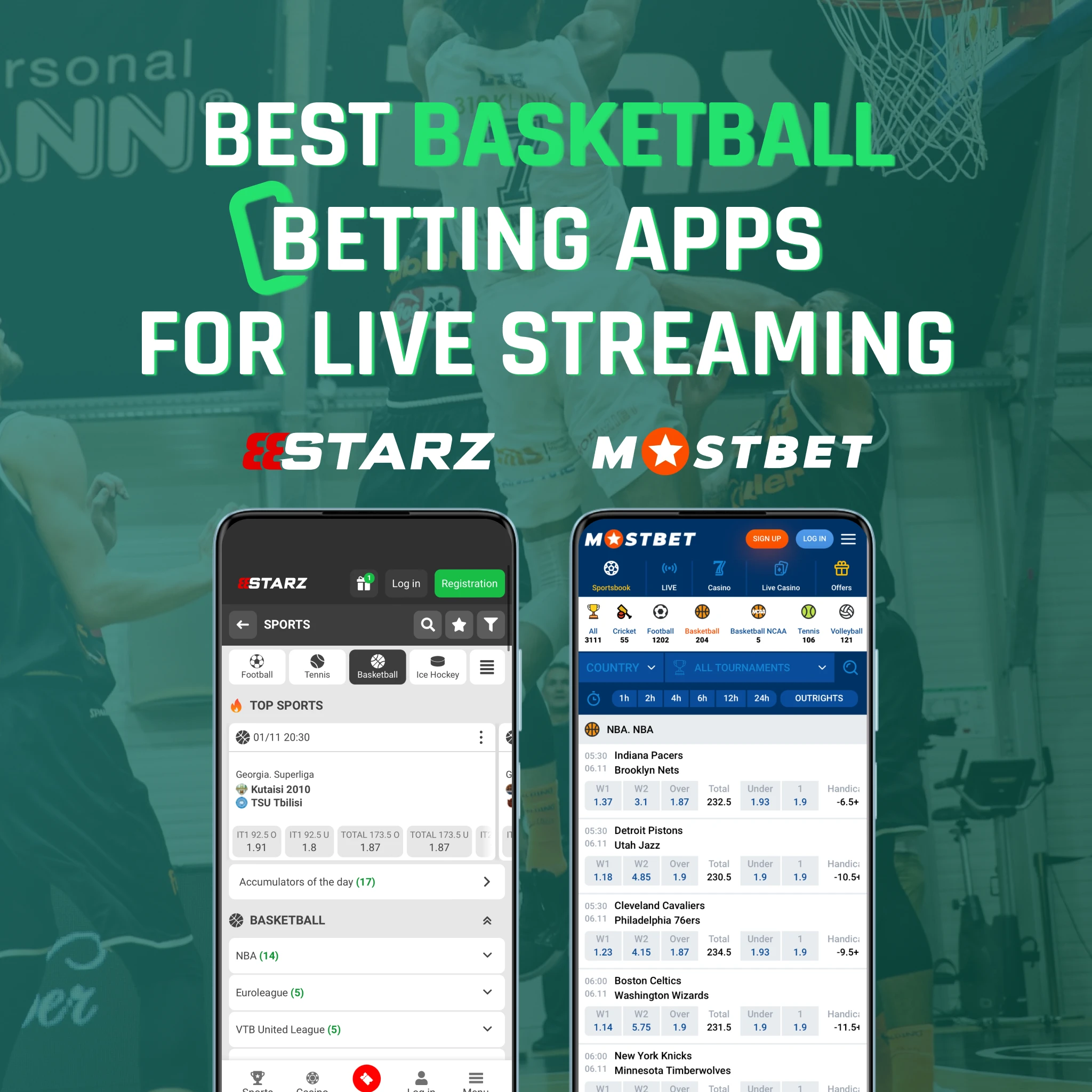888Starz vs Mostbet - which basketball betting app offers better live streaming for Indian players