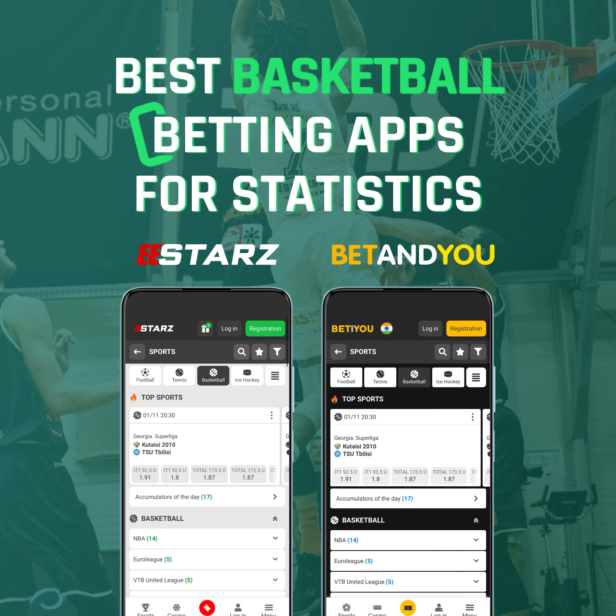 Best legit NBA betting sites with statistical tools - 888Starz, Betandyou, and Paripesa review 2026