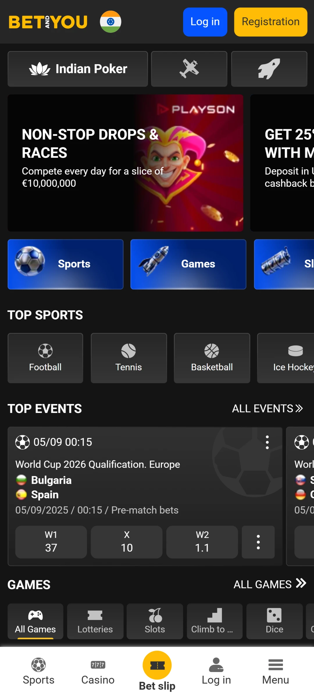 Visit the official Betandyou website to find the Android app download.