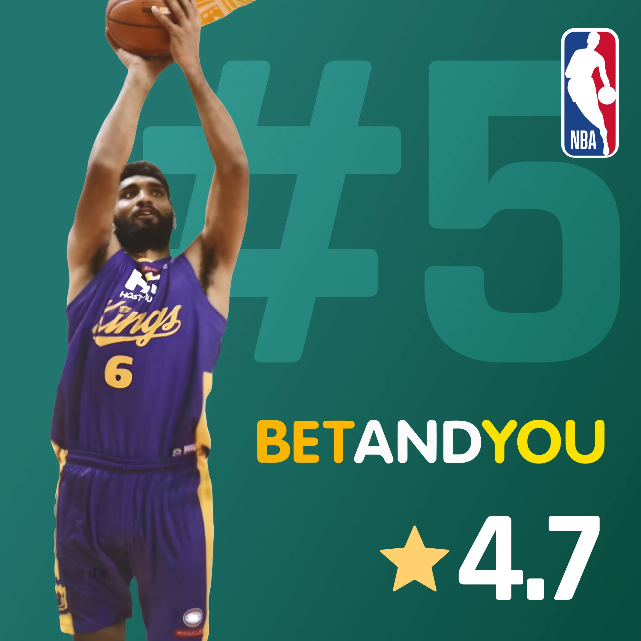 Betandyou basketball features - live NBA odds, biometric login, and push notifications