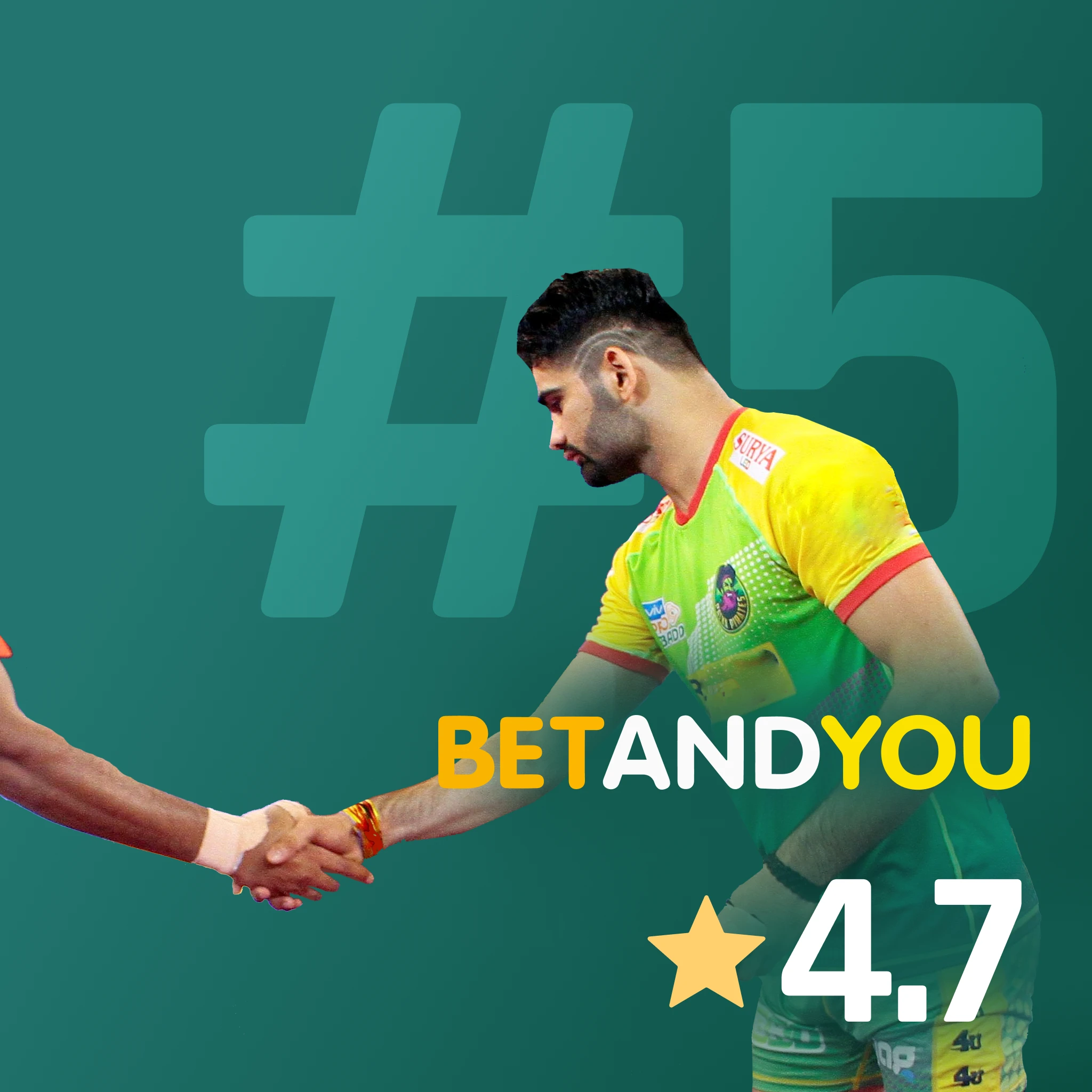 Betandyou Kabaddi betting app exclusive promo codes, push odds notifications, 45k max welcome, Android/iOS