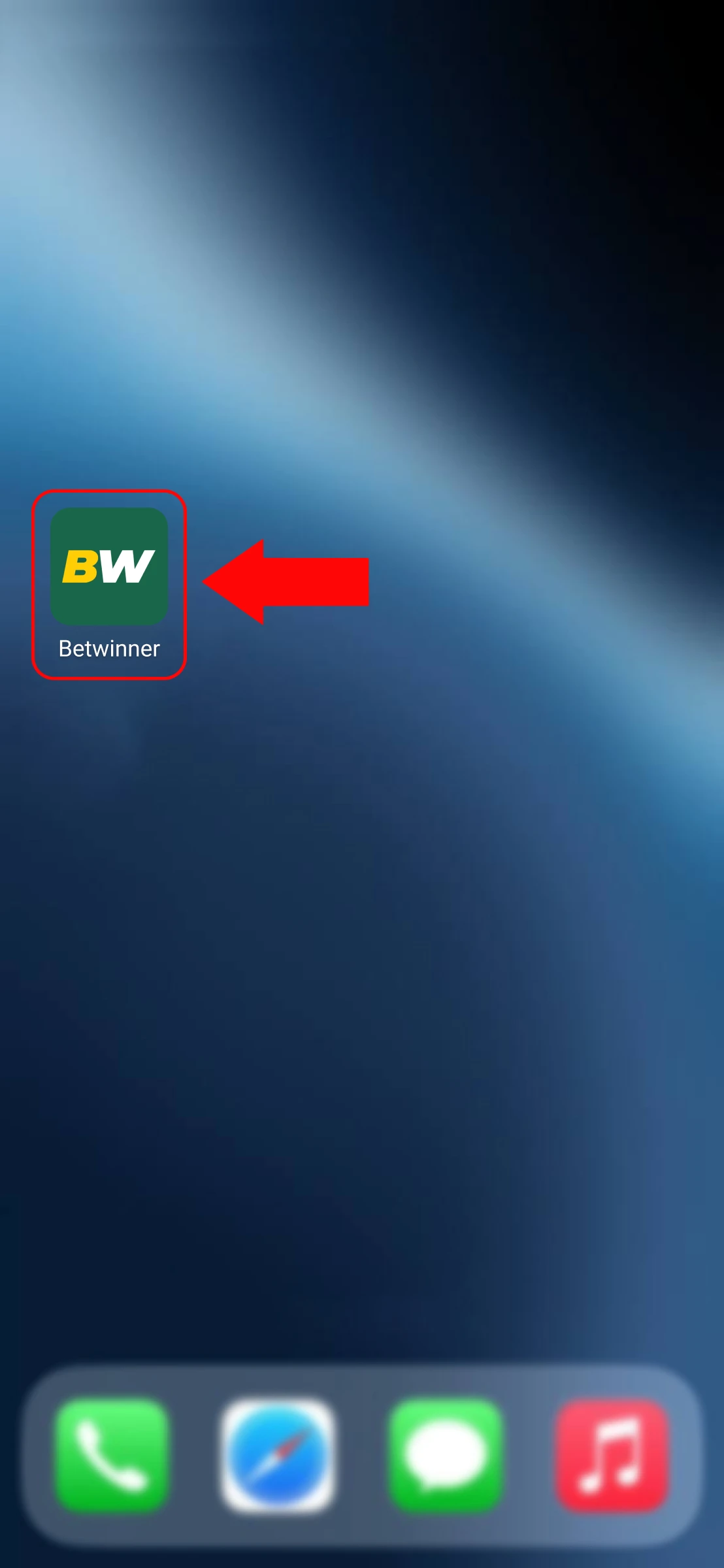 Launch the Betwinner App on iOS and place bets in India.