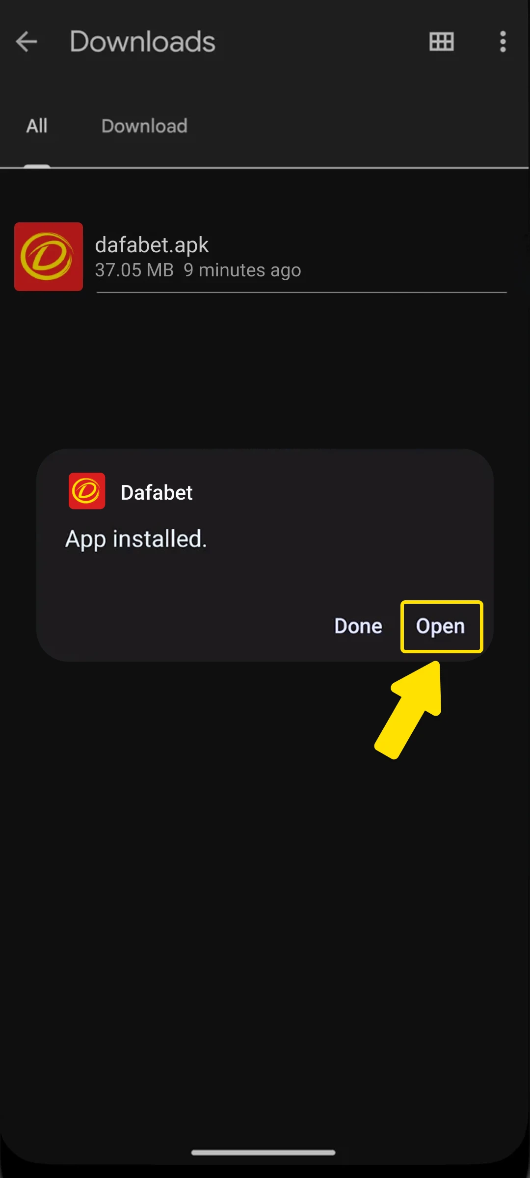 Launch the Dafabet Android App and start wagering on sports today.