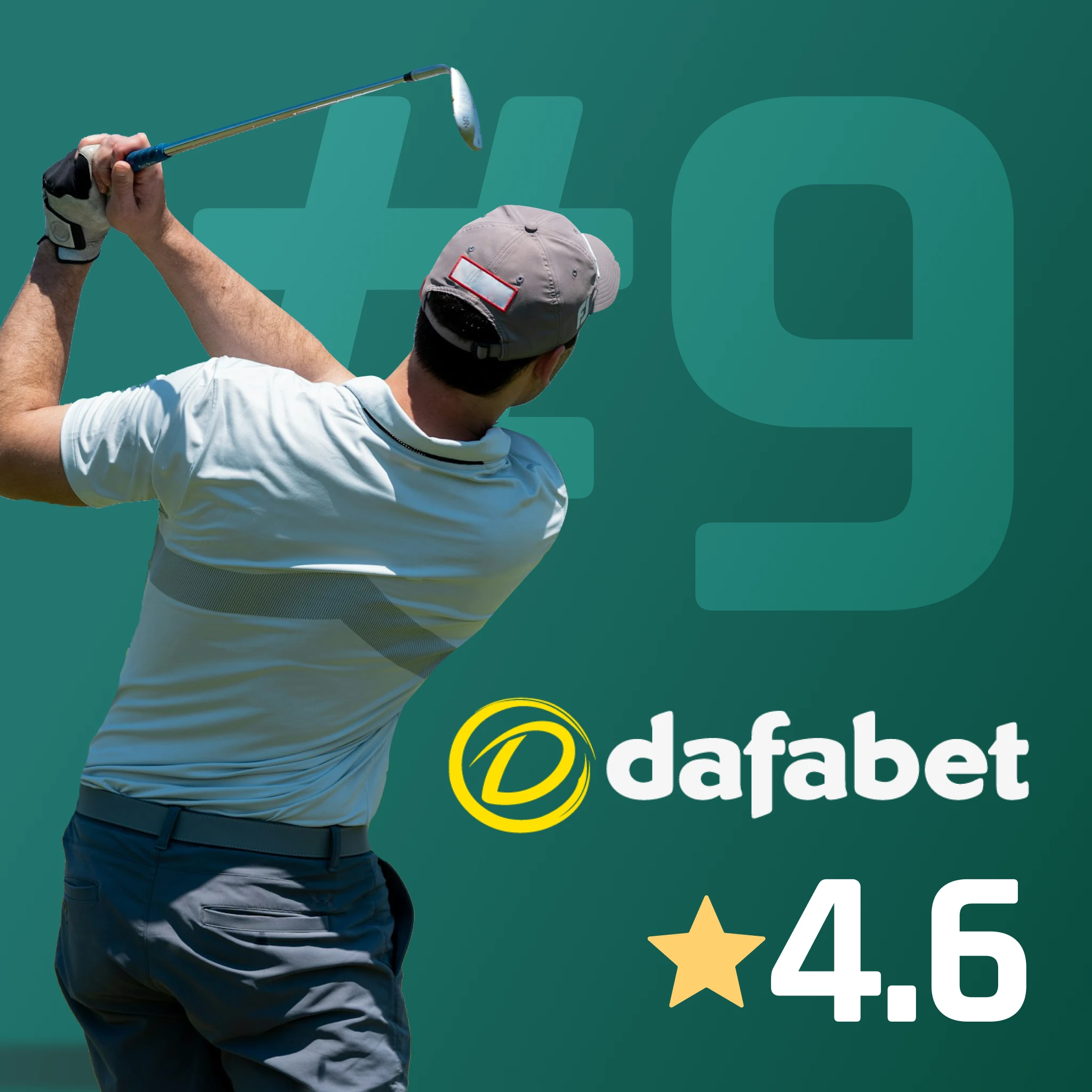 Best golf betting app with VIP rewards - Dafabet Android iOS, Masters and Ryder Cup markets, Hindi support