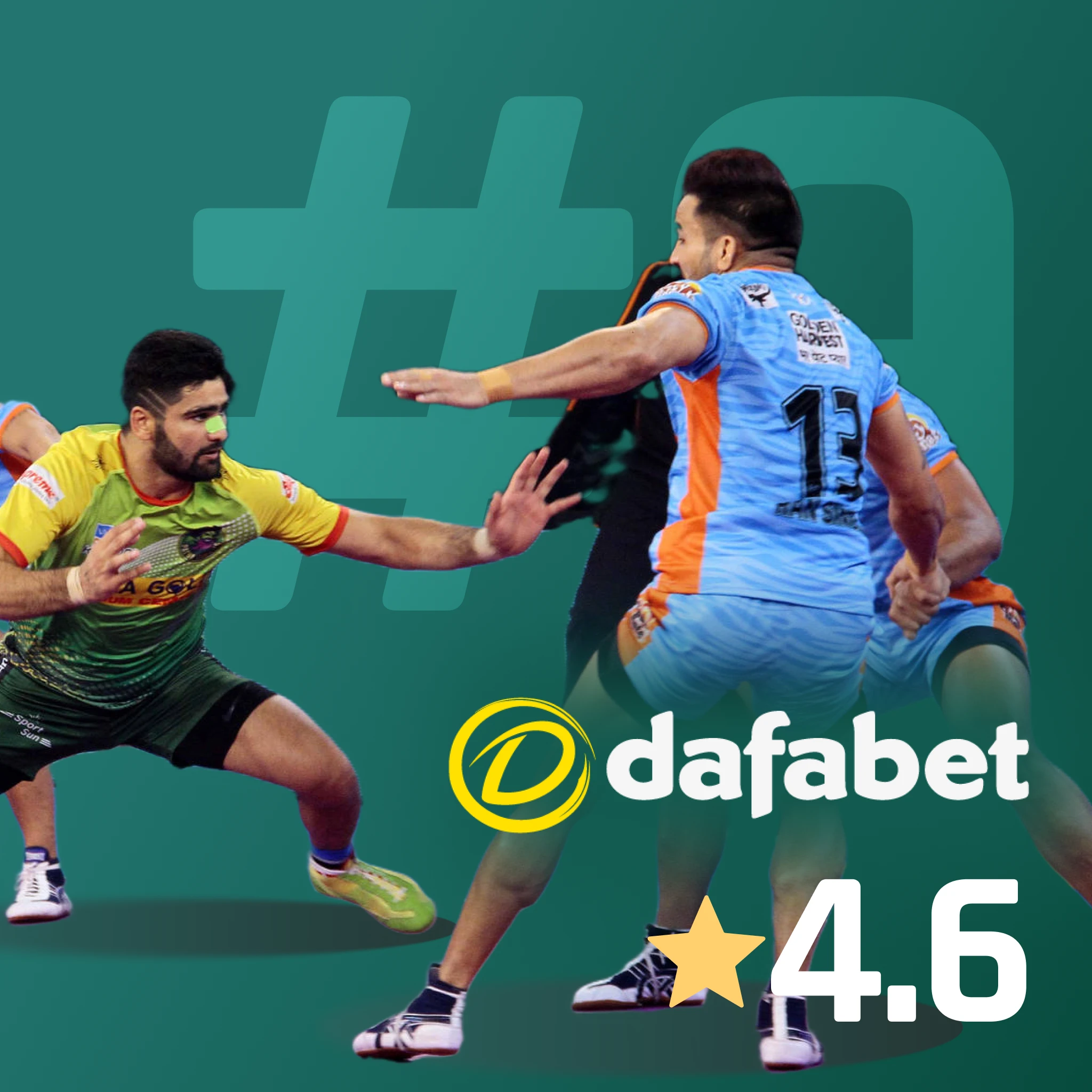 Pro Kabaddi League on Dafabet app - 1.5L max bonus path, live match video, cashback on wagers, dedicated kabaddi props system
