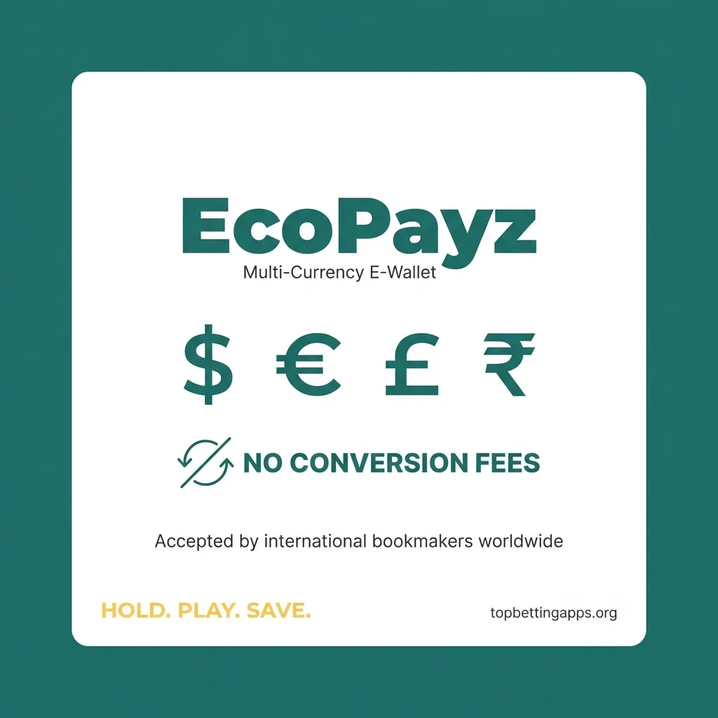 EcoPayz e-wallet betting - hold USD/EUR/GBP balances, deposit instantly, no forex charges on foreign sites, global reach