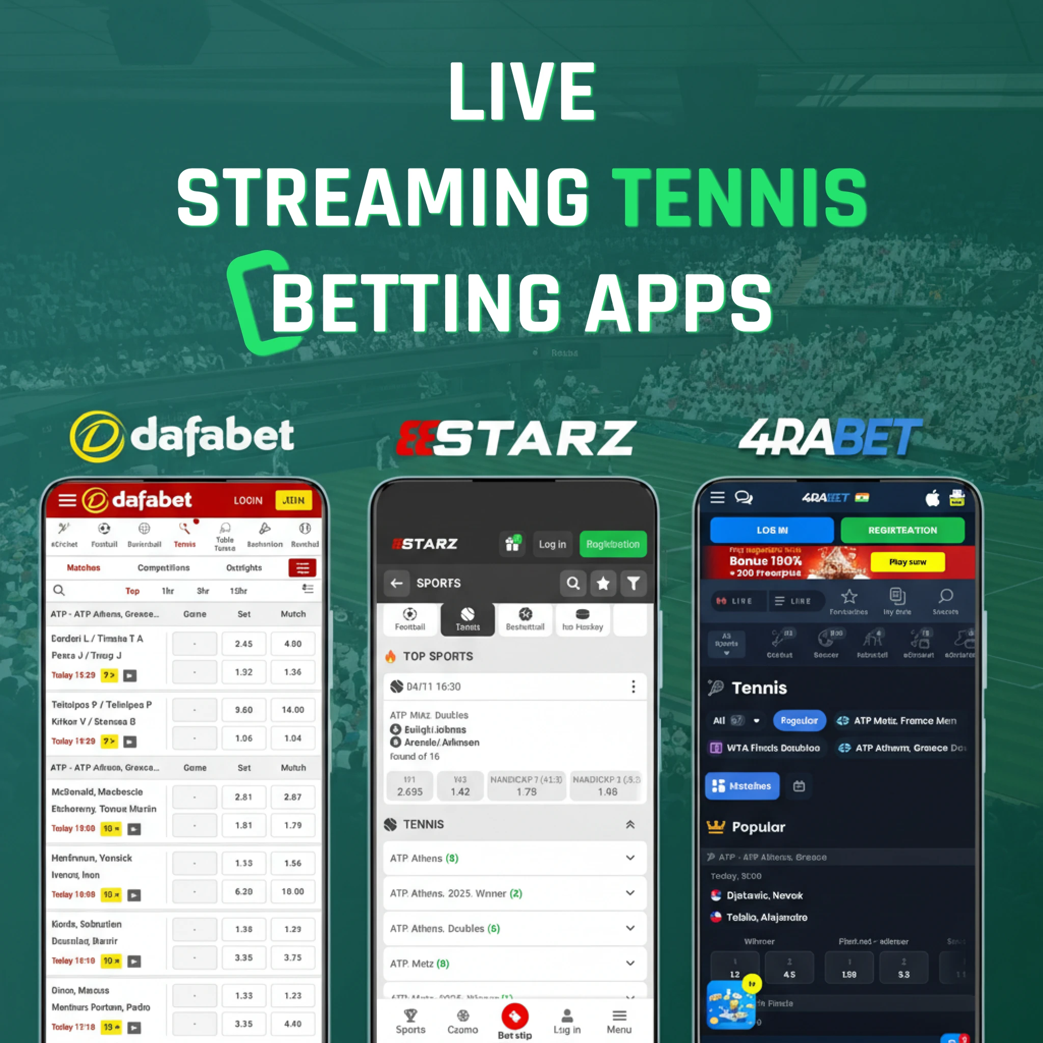 888Starz and 4rabet deliver Wimbledon and Roland Garros streaming for funded accounts, supporting better live betting decisions.