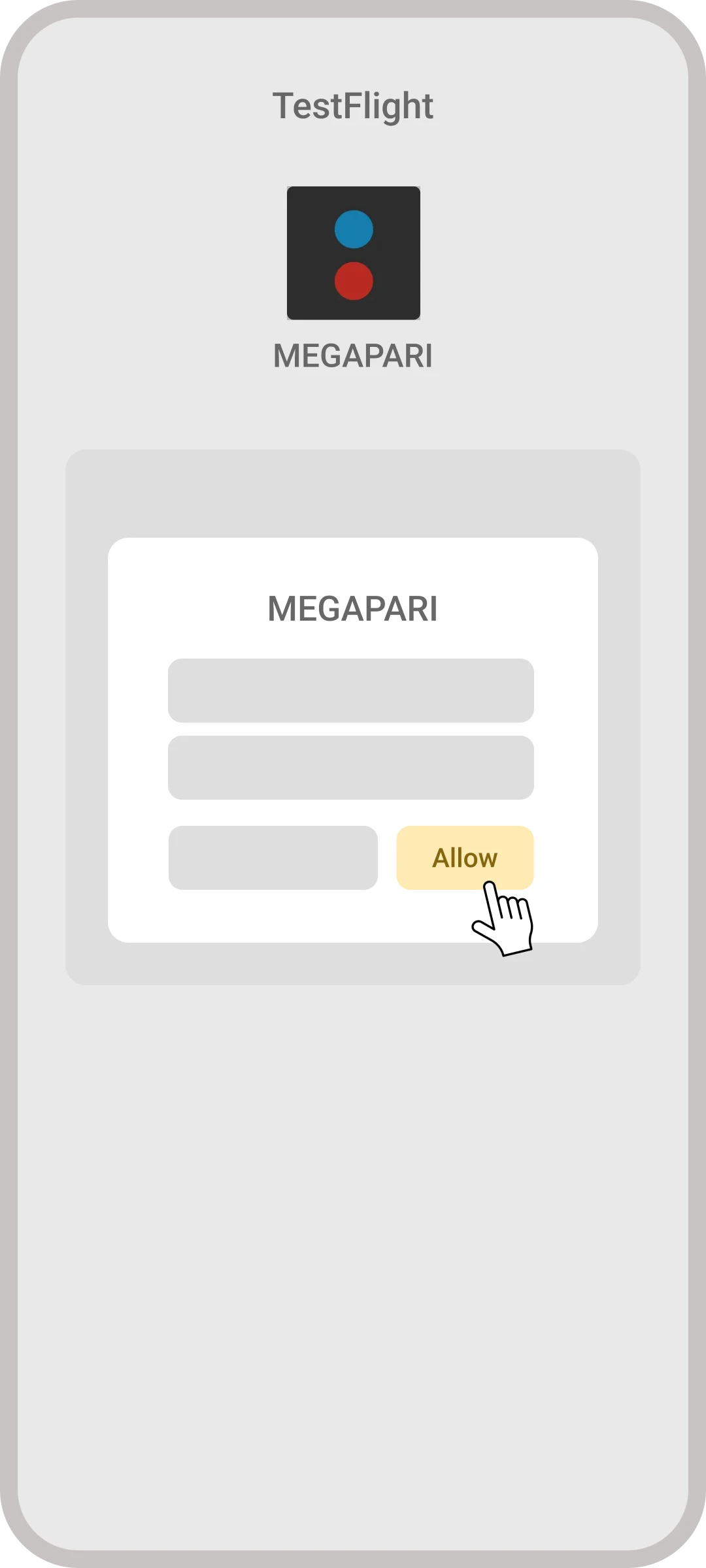 Enable mobile notifications for updates on your new MegaPari App iOS.