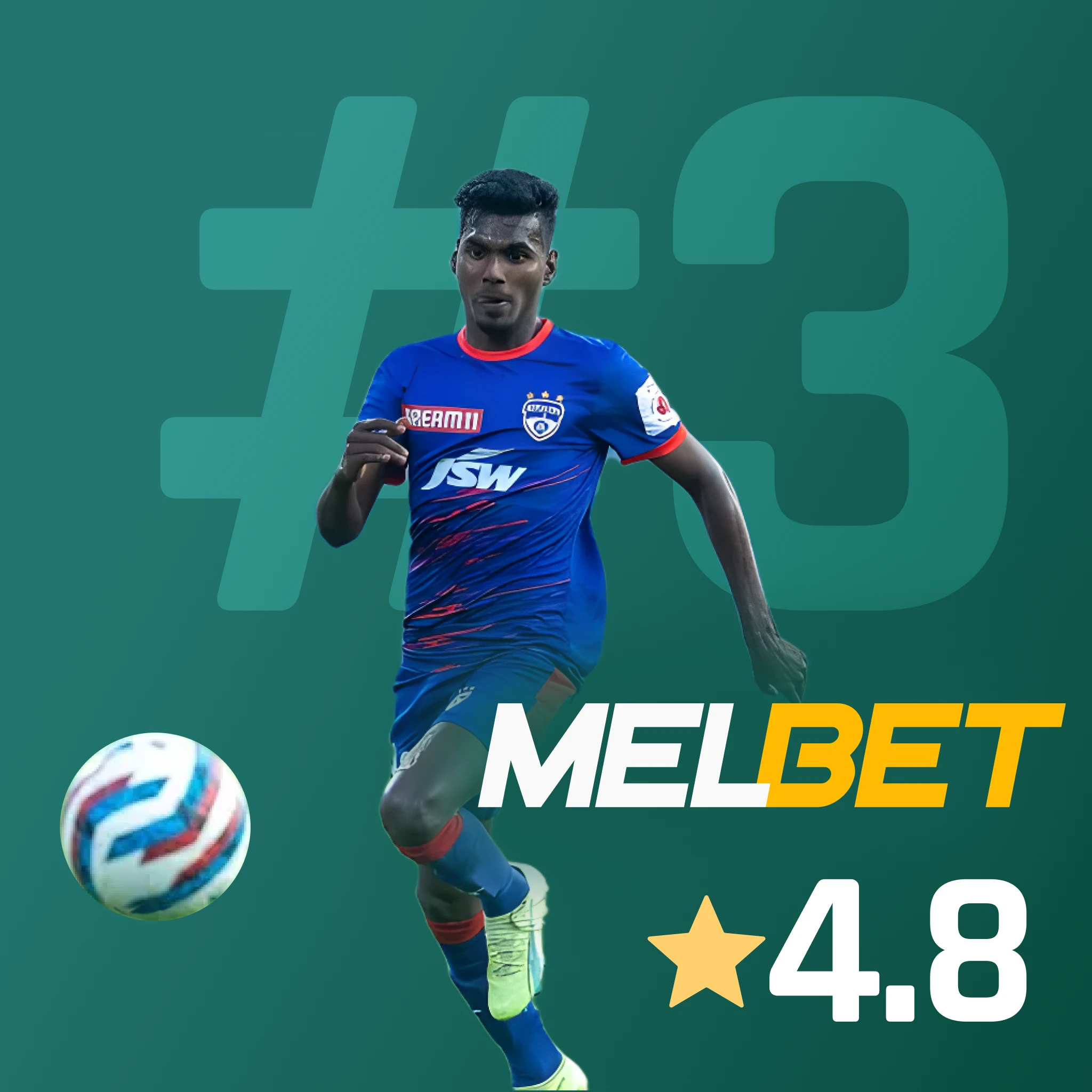 Melbet football partnerships - official LaLiga sponsor, Juventus brand ambassador, global recognition, Indian market focus