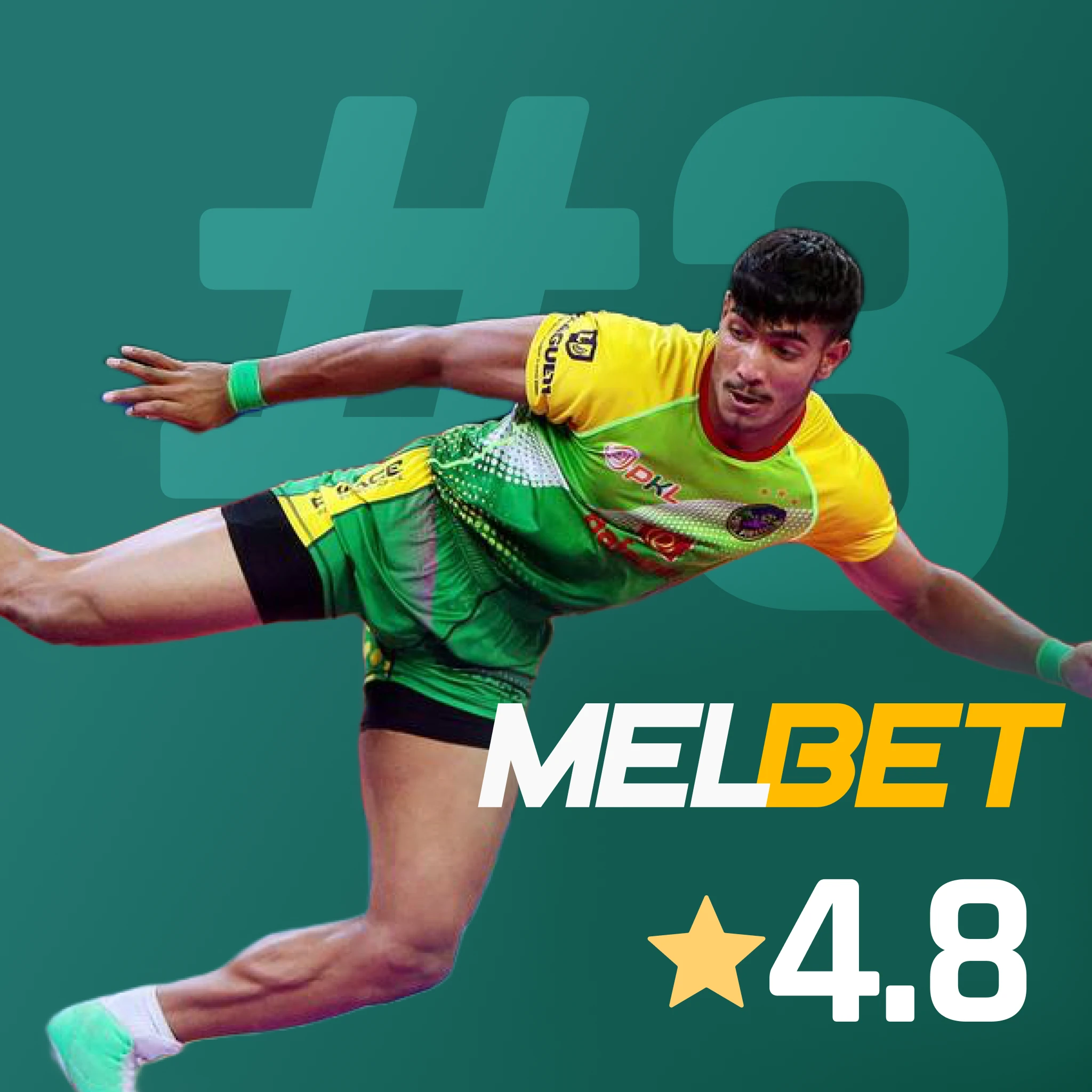 Melbet India Kabaddi app - flexible bet types, real-time player stats, secure biometric login, weekly bonus store updates
