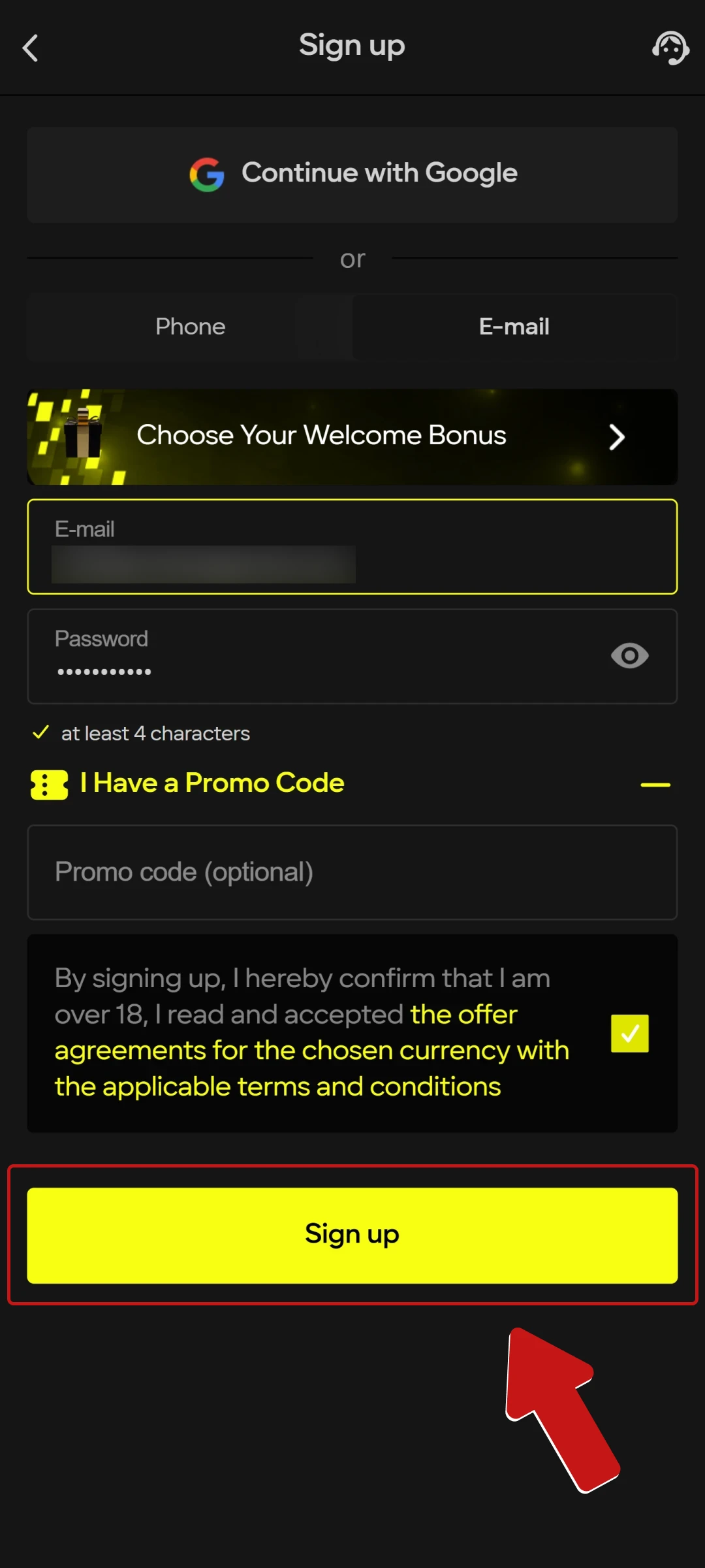Complete Parimatch registration and launch the app for mobile betting.