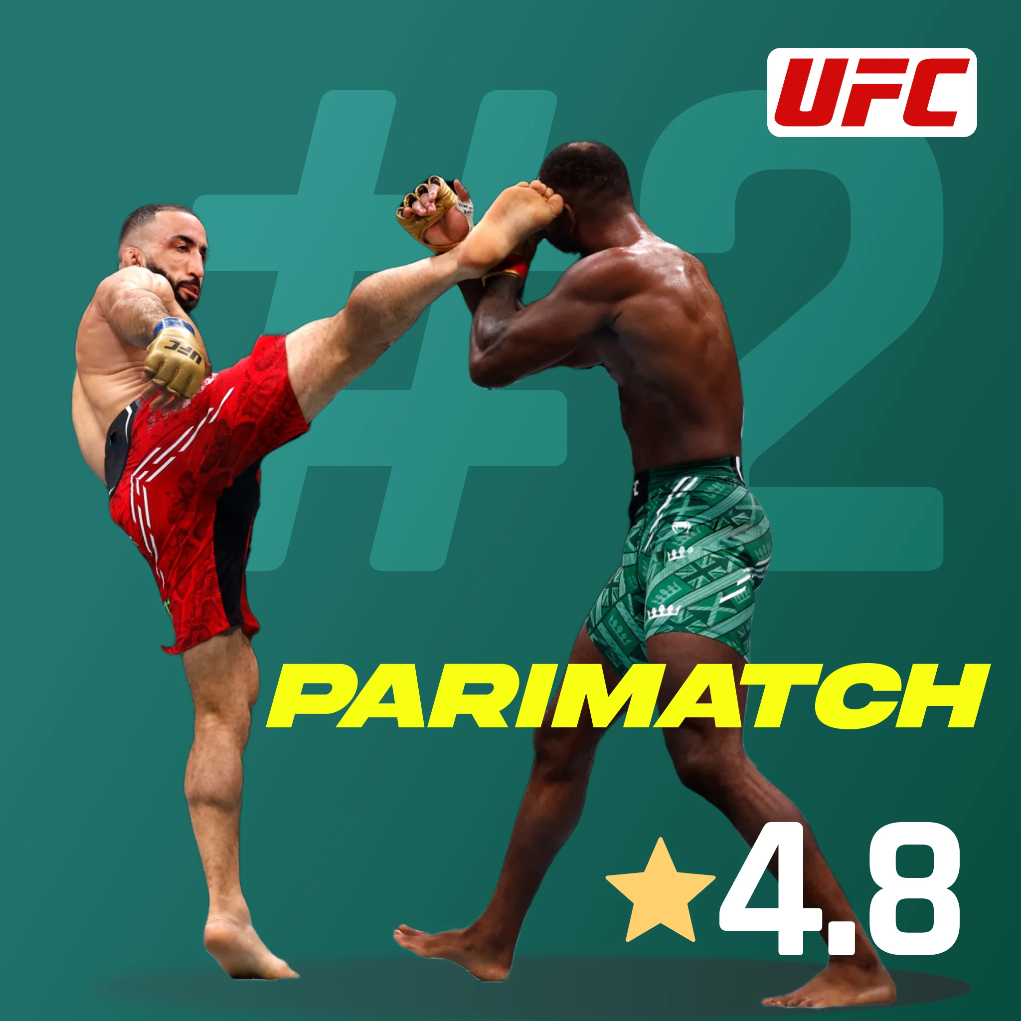 Parimatch MMA experience - dedicated UFC events, push notifications for odds movement, Android/iOS apps, 150% up to 20k, ₹200 start