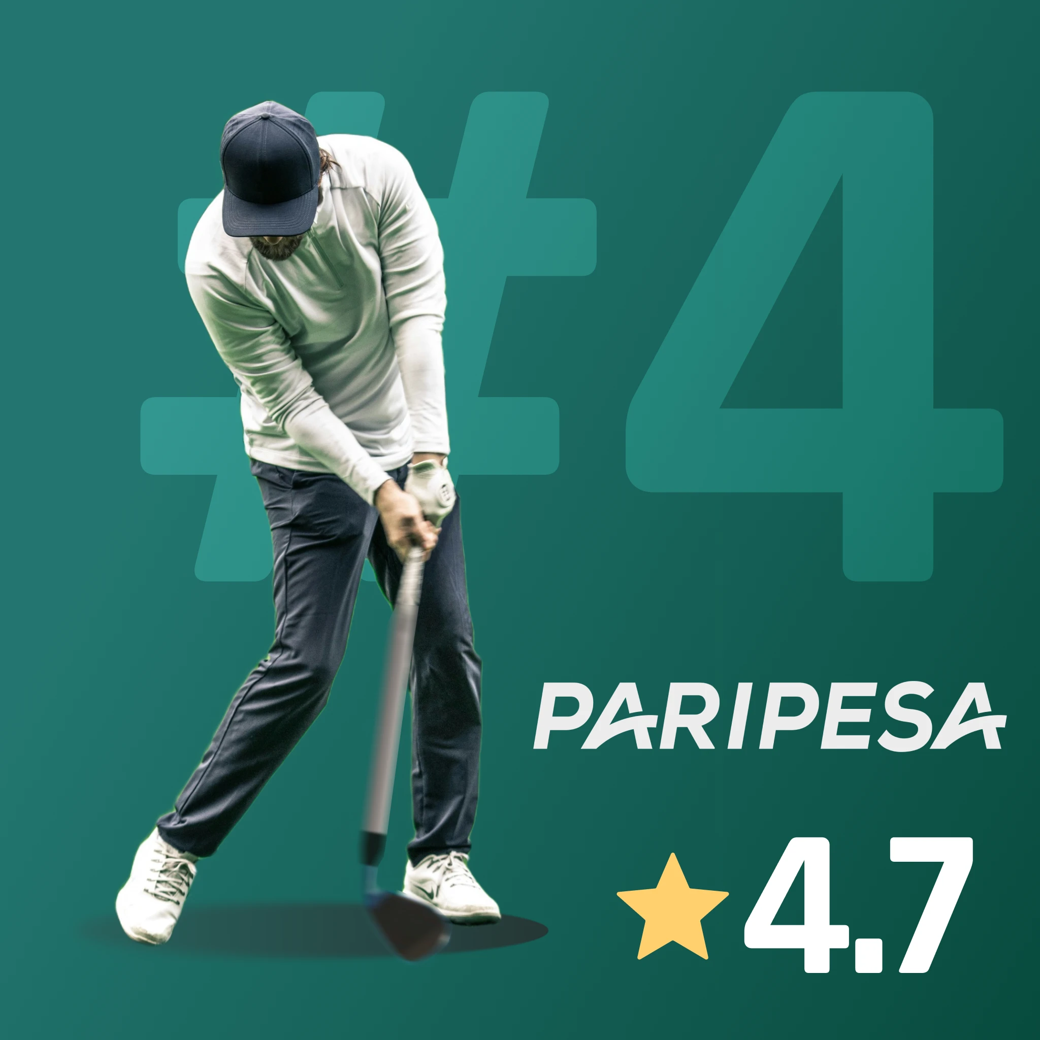 Paripesa India golf app - Curacao licensed 2019, INR deposits, dedicated golf hub with tournament calendar