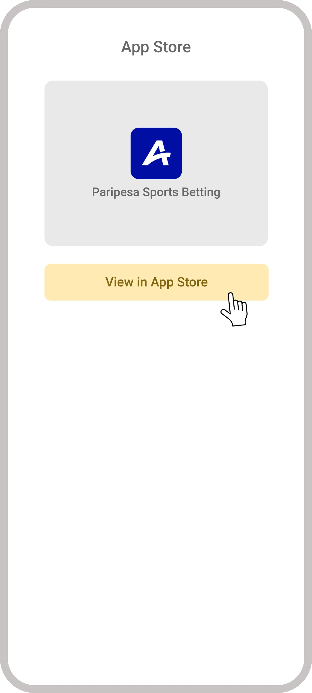 Find Paripesa in the App Store to begin your mobile betting.
