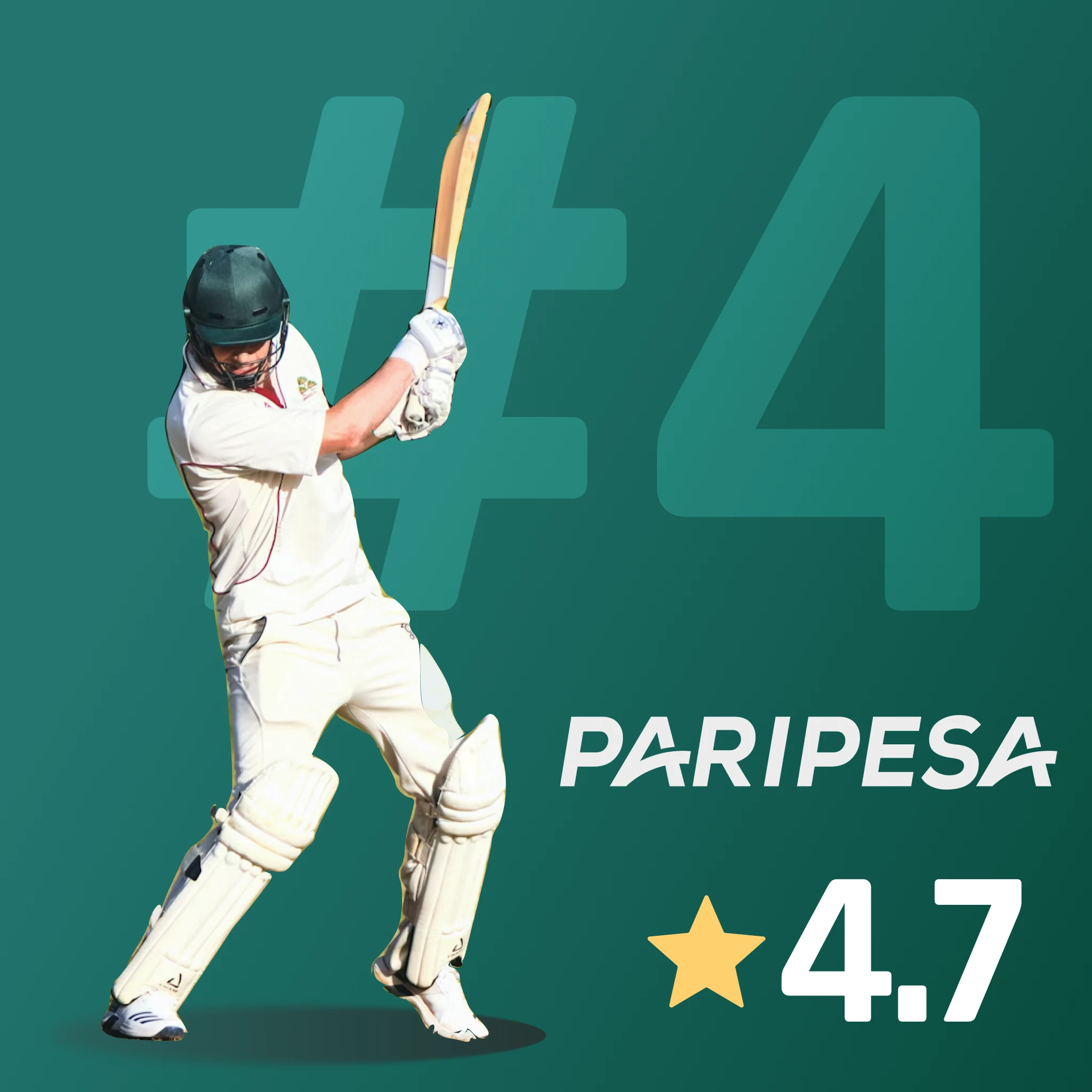 Paripesa IPL betting app - dedicated IPL section, 100 INR start, biometric security, per over push alerts, Android/iOS apps, 100% up to 30k