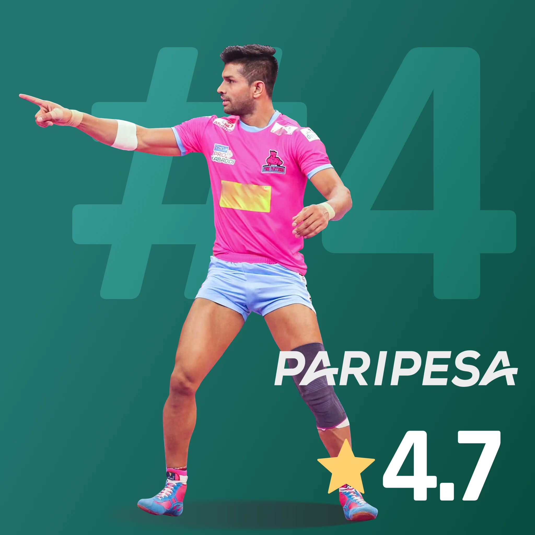 Pro Kabaddi League on Paripesa app - real-time odds notifications, free bet rewards for app users, INR deposits