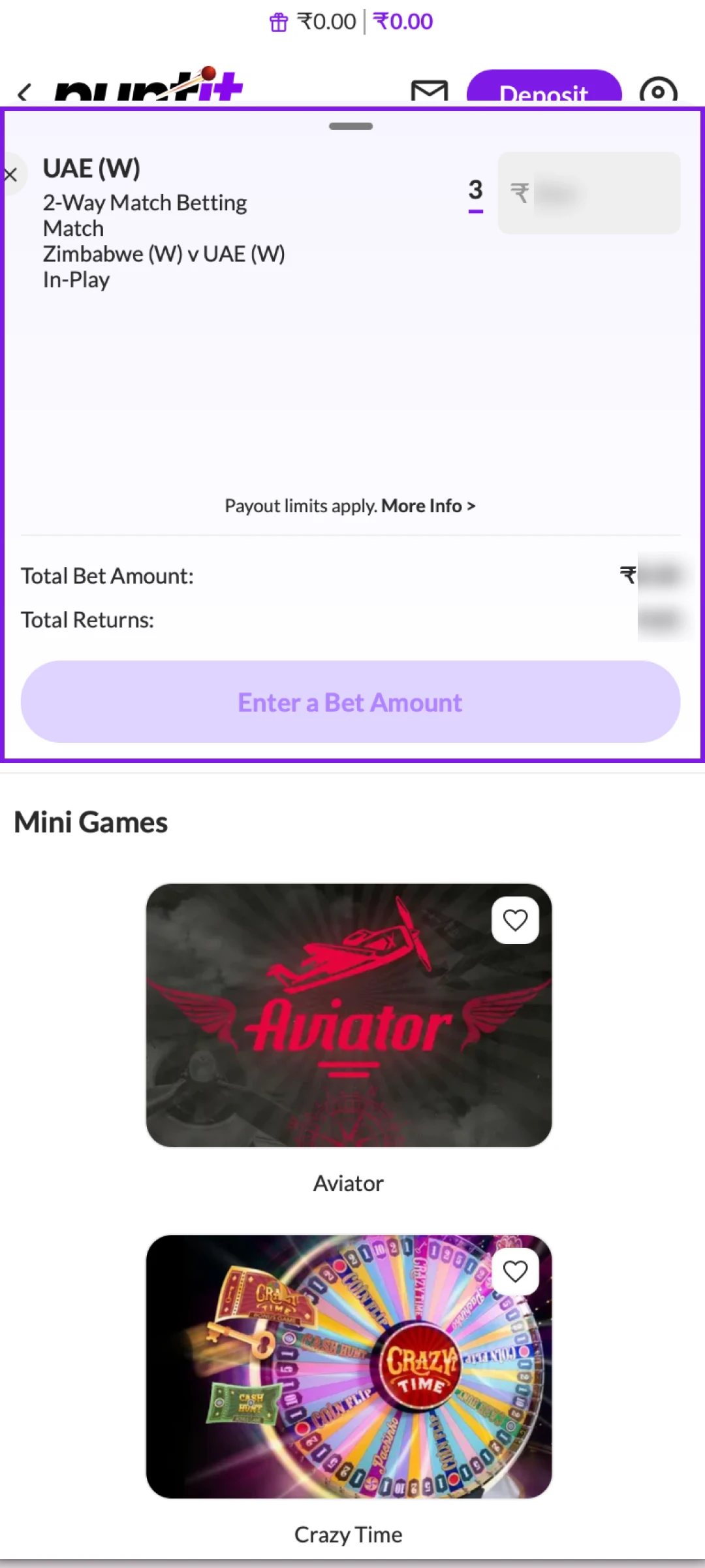 Review odds and confirm your online bet on the PuntIt App.
