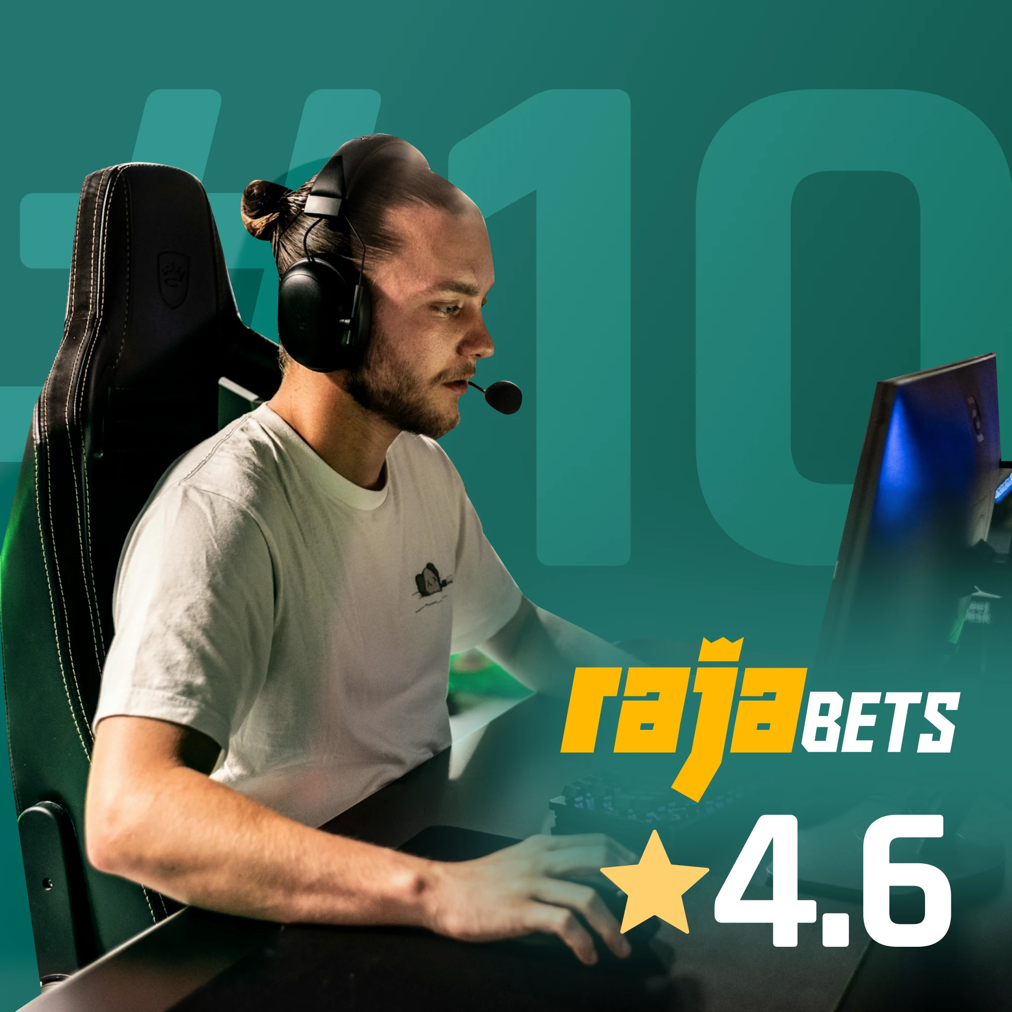 Rajabets India esports platform - Curacao licensed 2016, covers Crossfire, Standoff 2, StarCraft Brood War, ₹150 min deposit