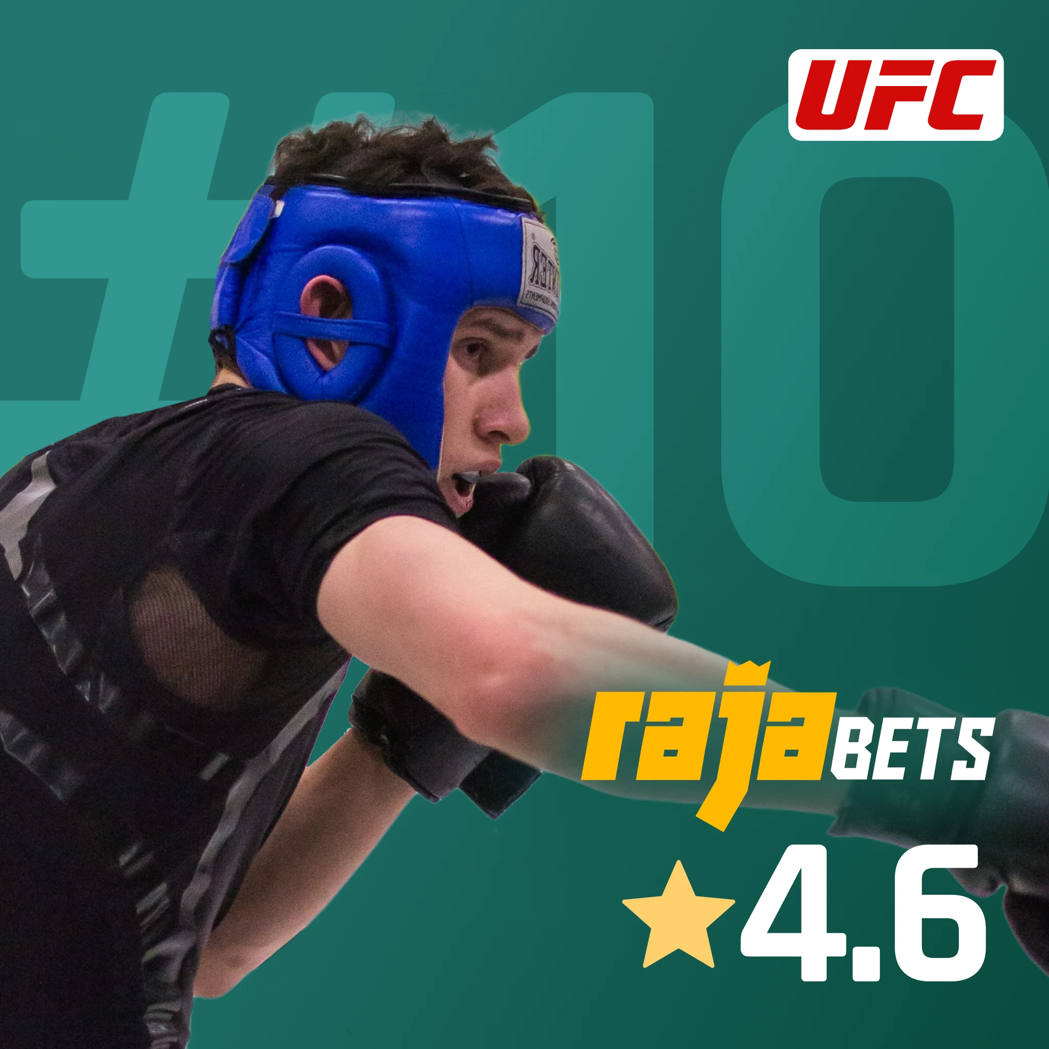 Rajabets UFC betting apps with high bonus features - 200% welcome highest percentage among top apps, 25% ongoing cashback, crypto deposit boost, live odds updates
