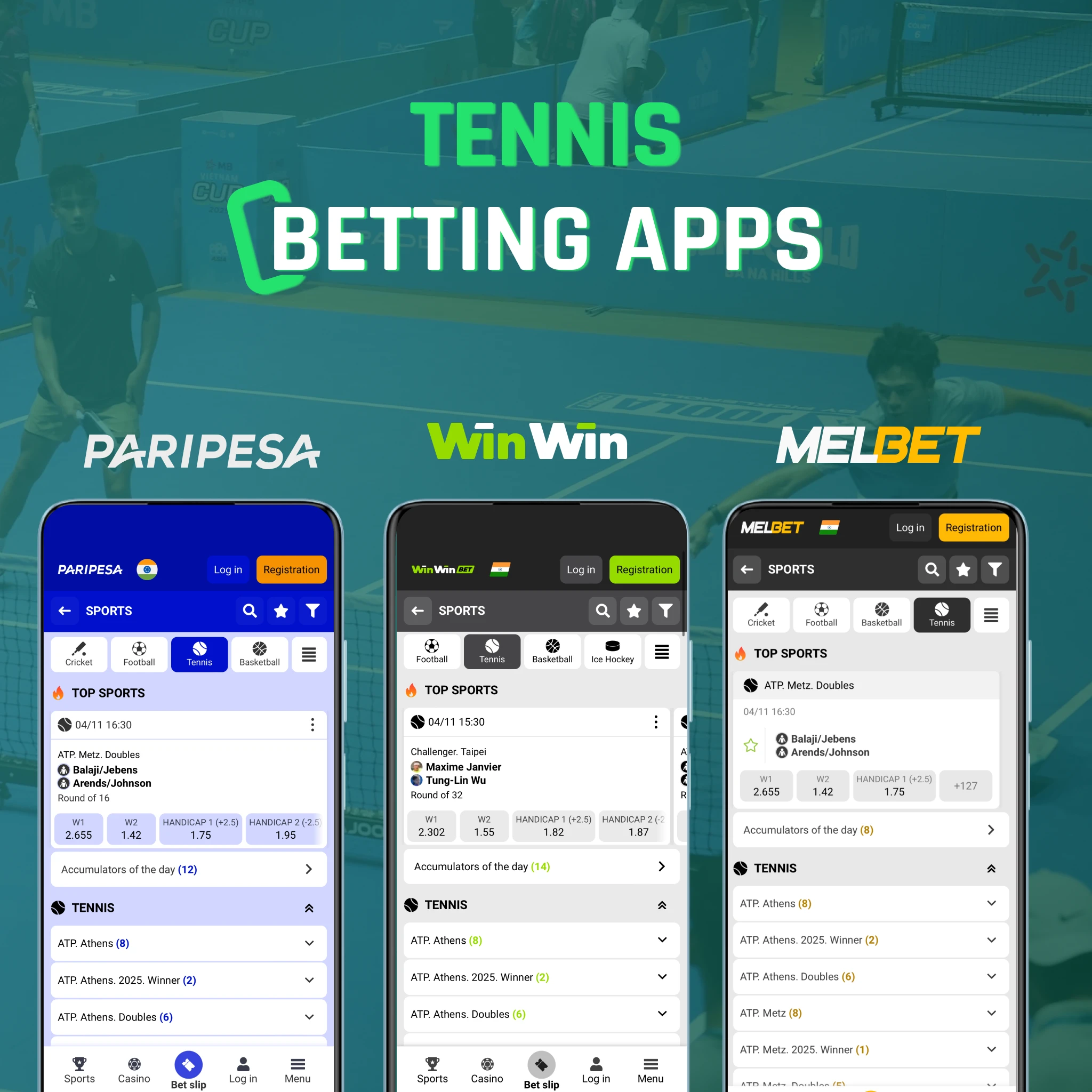 Tennis betting apps - 888Starz Roland Garros streams, 4rabet Wimbledon specials, Paripesa US Open odds, WinWin Australian Open markets, Melbet French Open lines