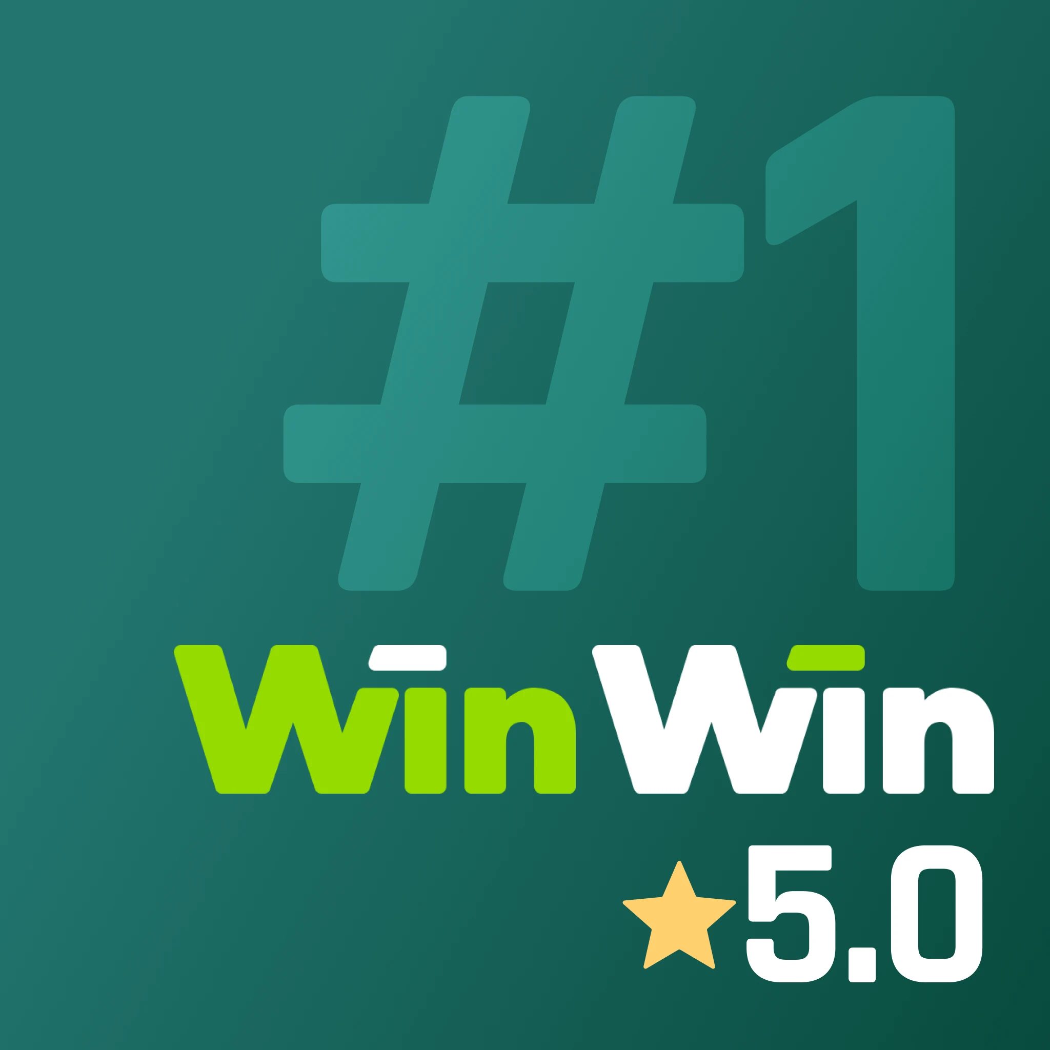 WinWin ₹100 min deposit - modern Curacao licensed app with 5.0 rating, push notifications for bonuses and matches