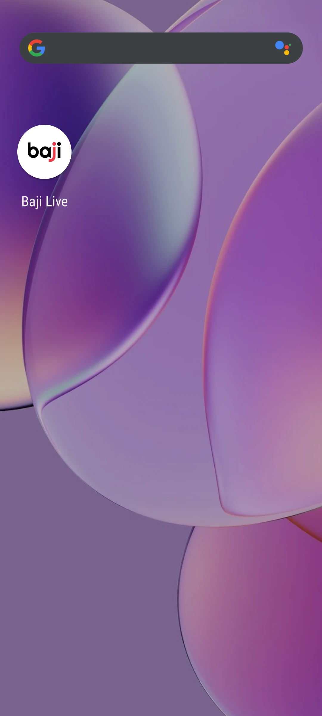 Launch the Baji Live app from your home screen and log in to start playing.