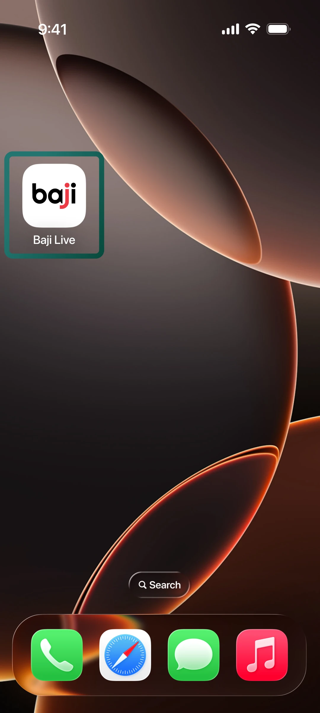 Tap the new Baji Live icon on your home screen for instant account access.