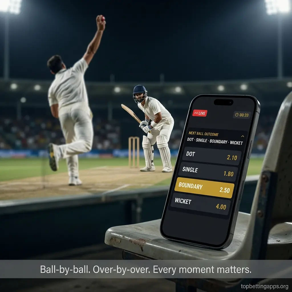 Cricket fancy betting explained - wagering on next ball result dot single or boundary, bowler taking wicket within six deliveries.