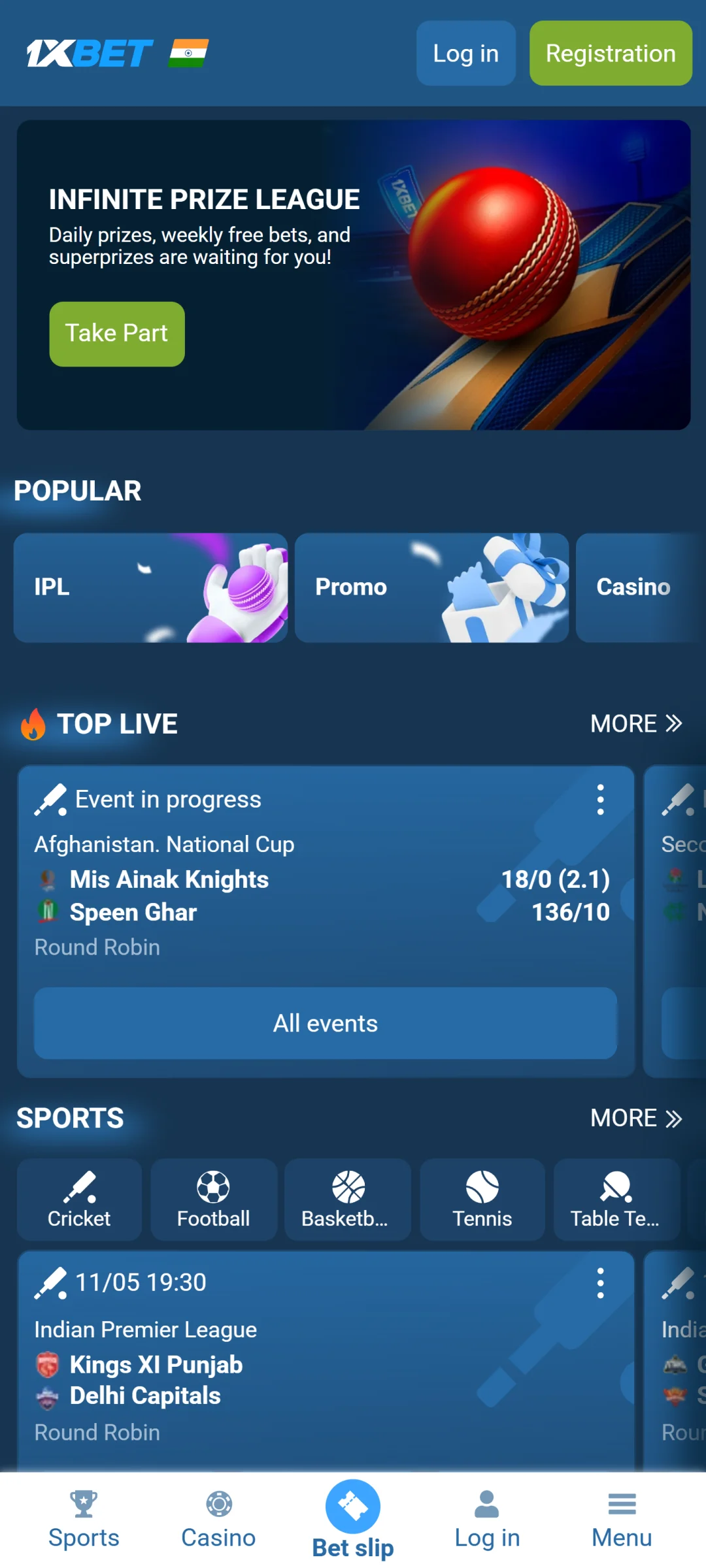 Explore the 1xBet app available on all devices.