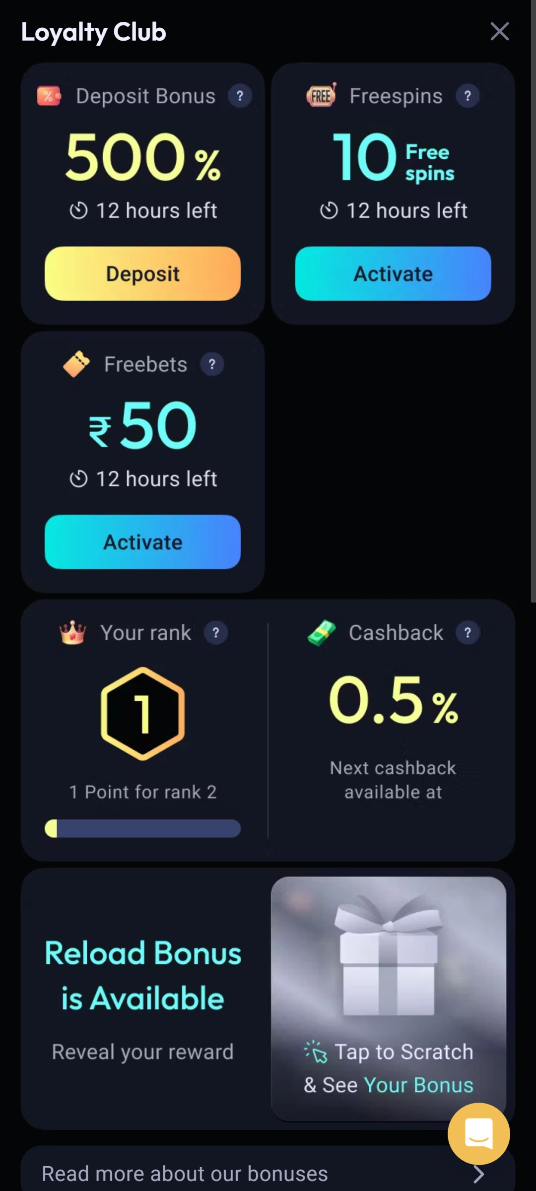 Check the current promotions in the Odds96 app for exclusive player bonuses.